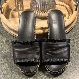 Kate Spade Black Women's Slide Sandals